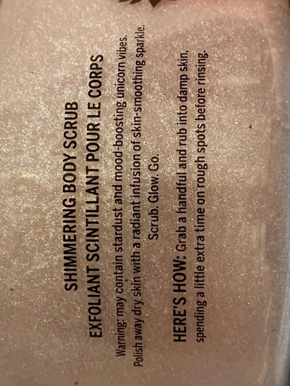 NEW✨ Victoria’s Secret PINK Unicorn Glow Shimmering Body Scrub 10oz